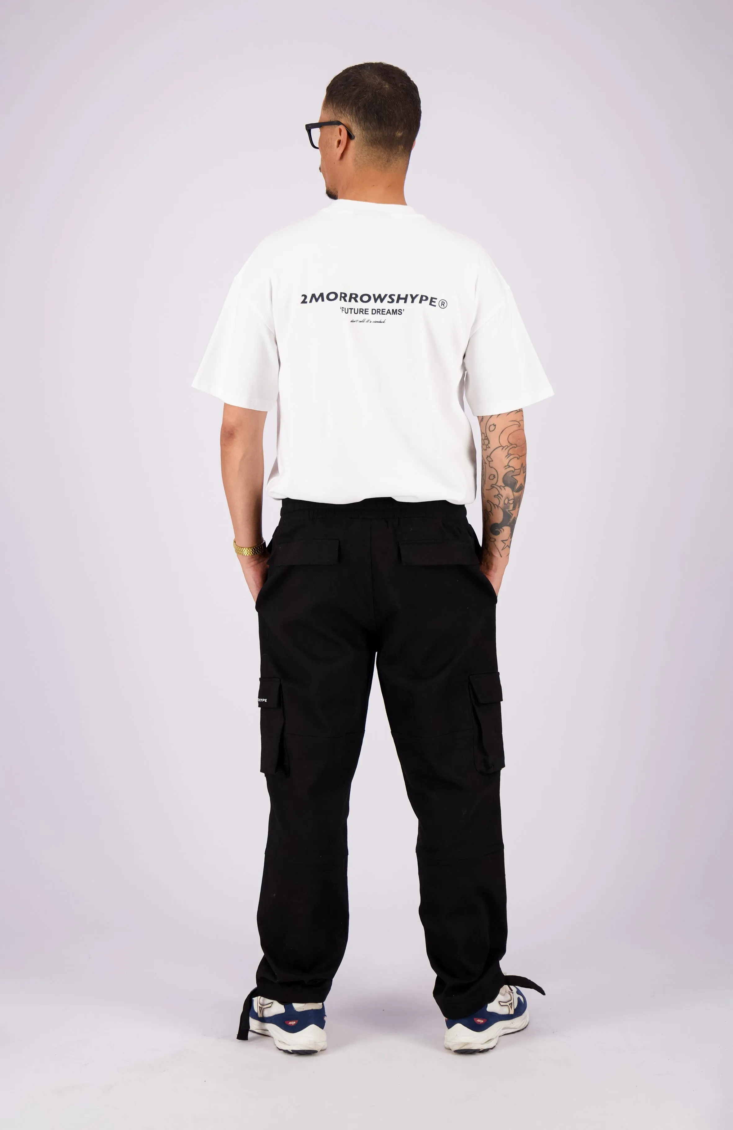 2Morrowshype Coral Cargo Pants Zwart