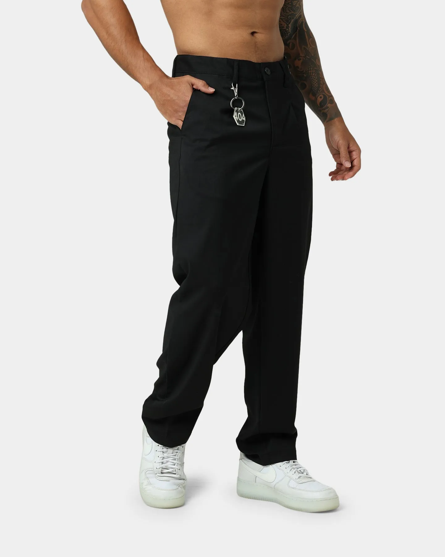 404 Liberty Baggy Trousers Black