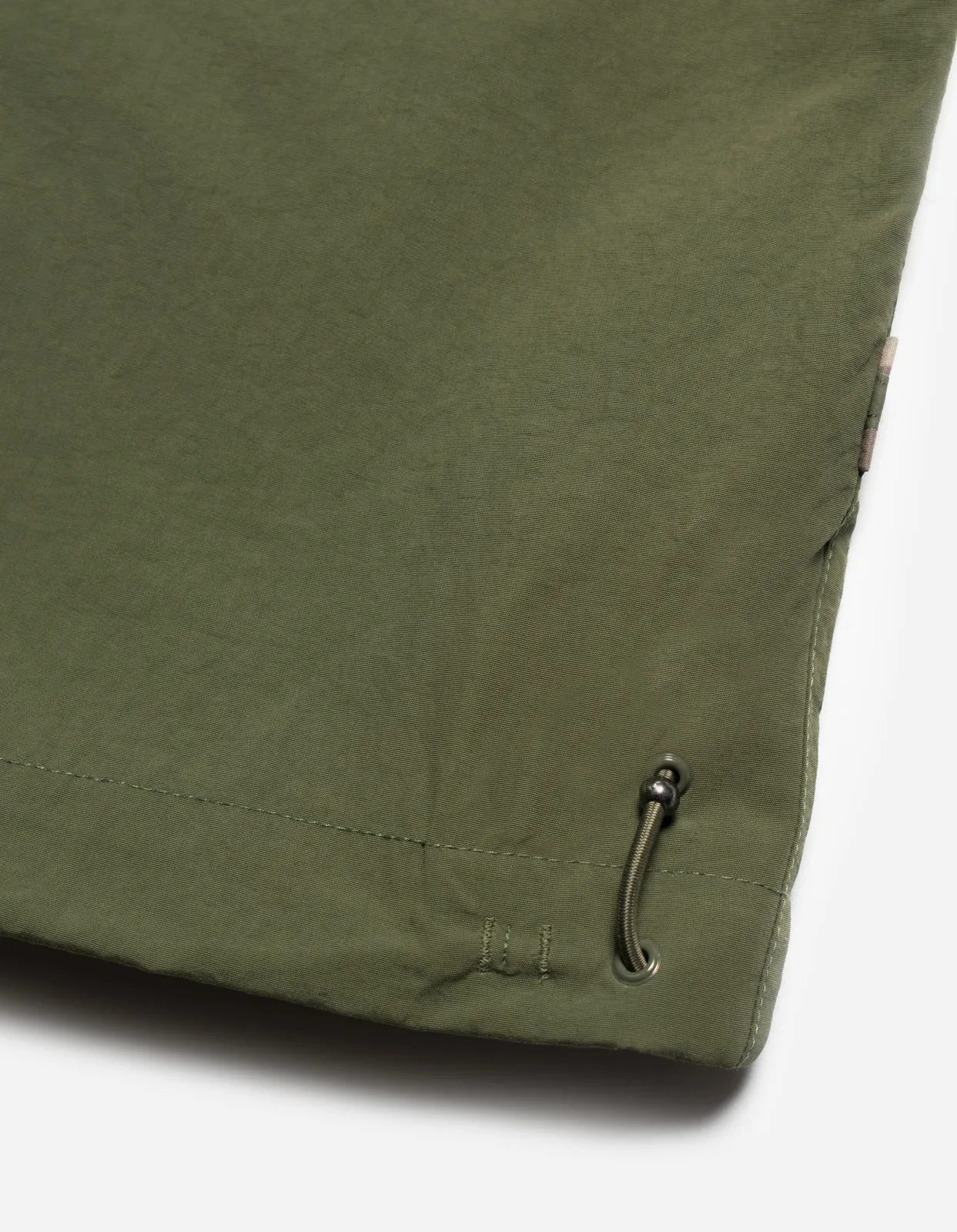 Olive Asymmetrical Cargo Track Pants | Sustainable Vegetable-Dyed | Olive Green