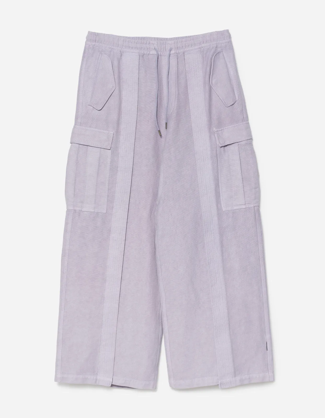 5329 Hakama Cargo Track Pants Purple Ash