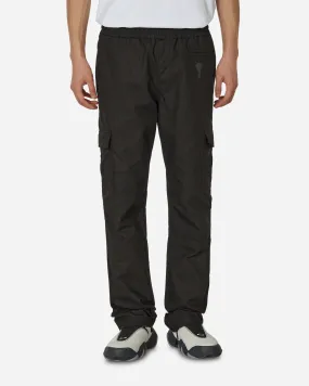 Black AA Logo Cargo Pants with Pockets