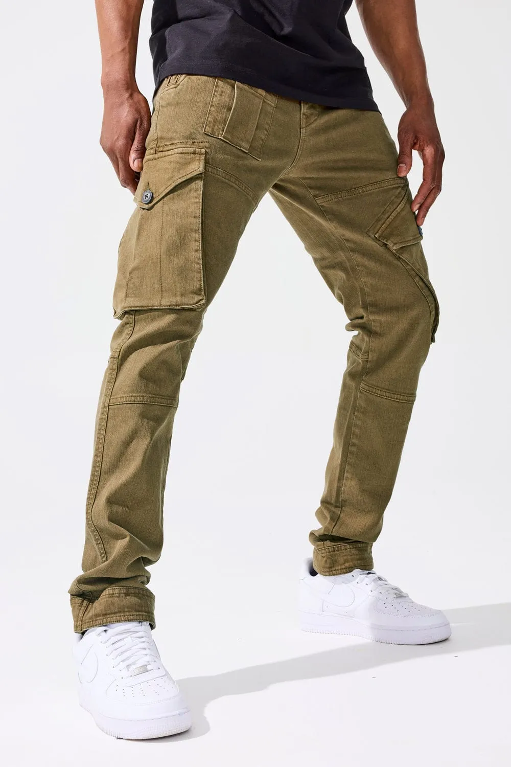 Aarons Durable Trailblazer Cargo Pants in Military Olive Green