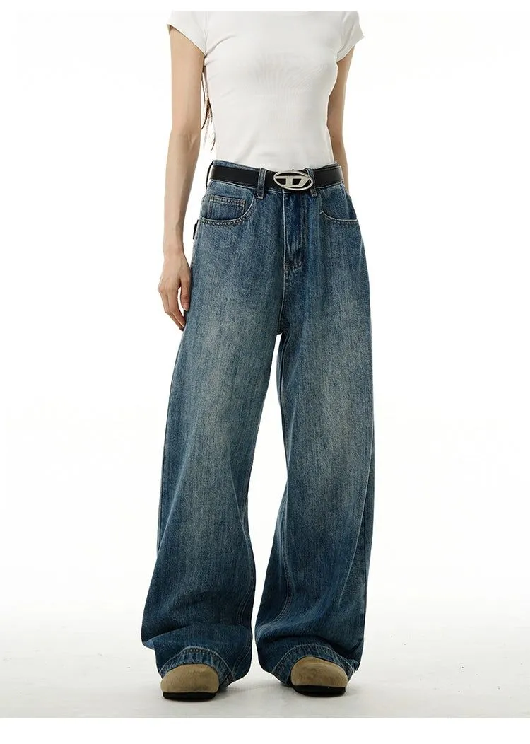 Acid Washed Baggy Jeans