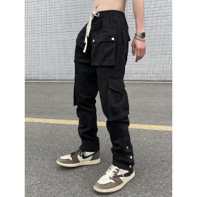 Adjustable Drawstring Hem Pants