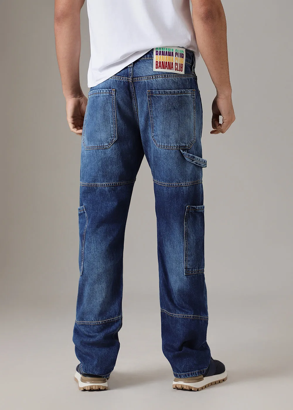 Aero Blue Baggy fit Jeans