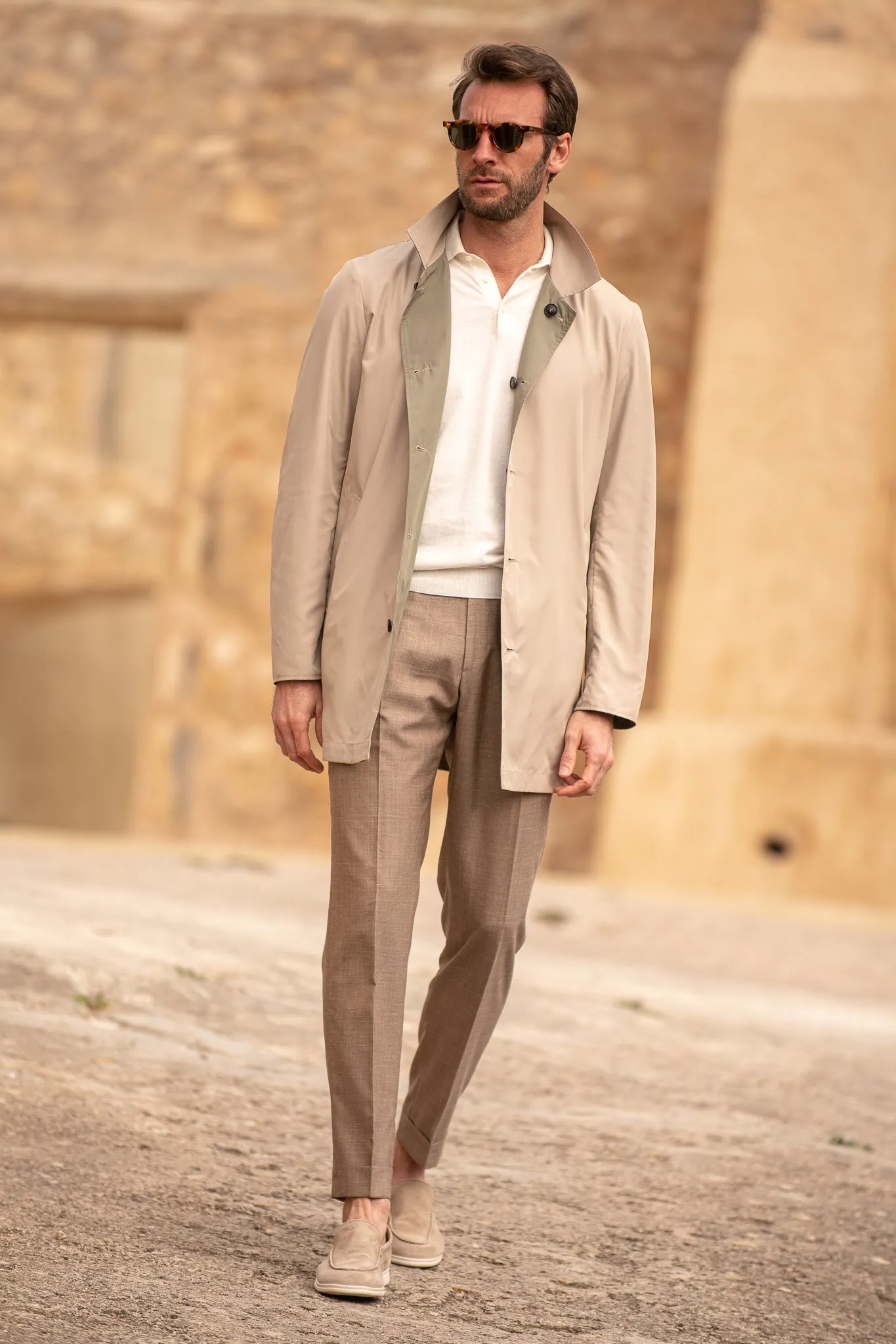 Almond Soragna Capsule Collection Trousers - Premium Italian Design