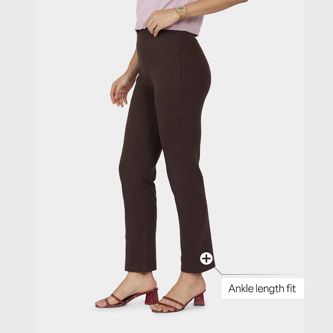 AM:PM Cotton Straight Pants