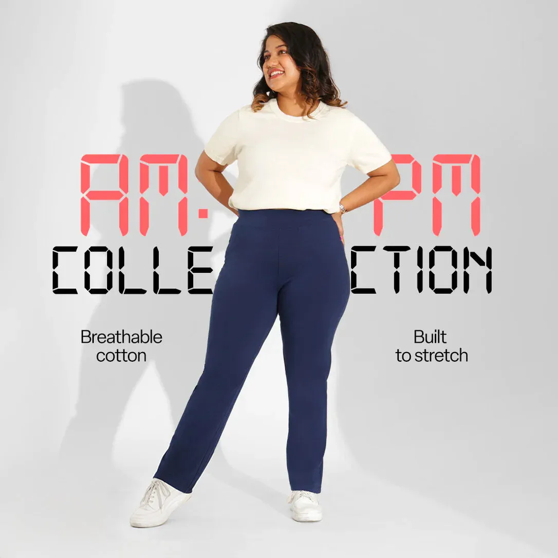 AM:PM Cotton Straight Pants