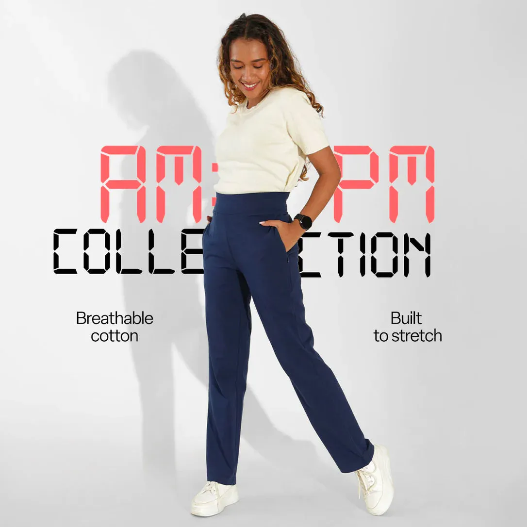 AM:PM Cotton Straight Pants