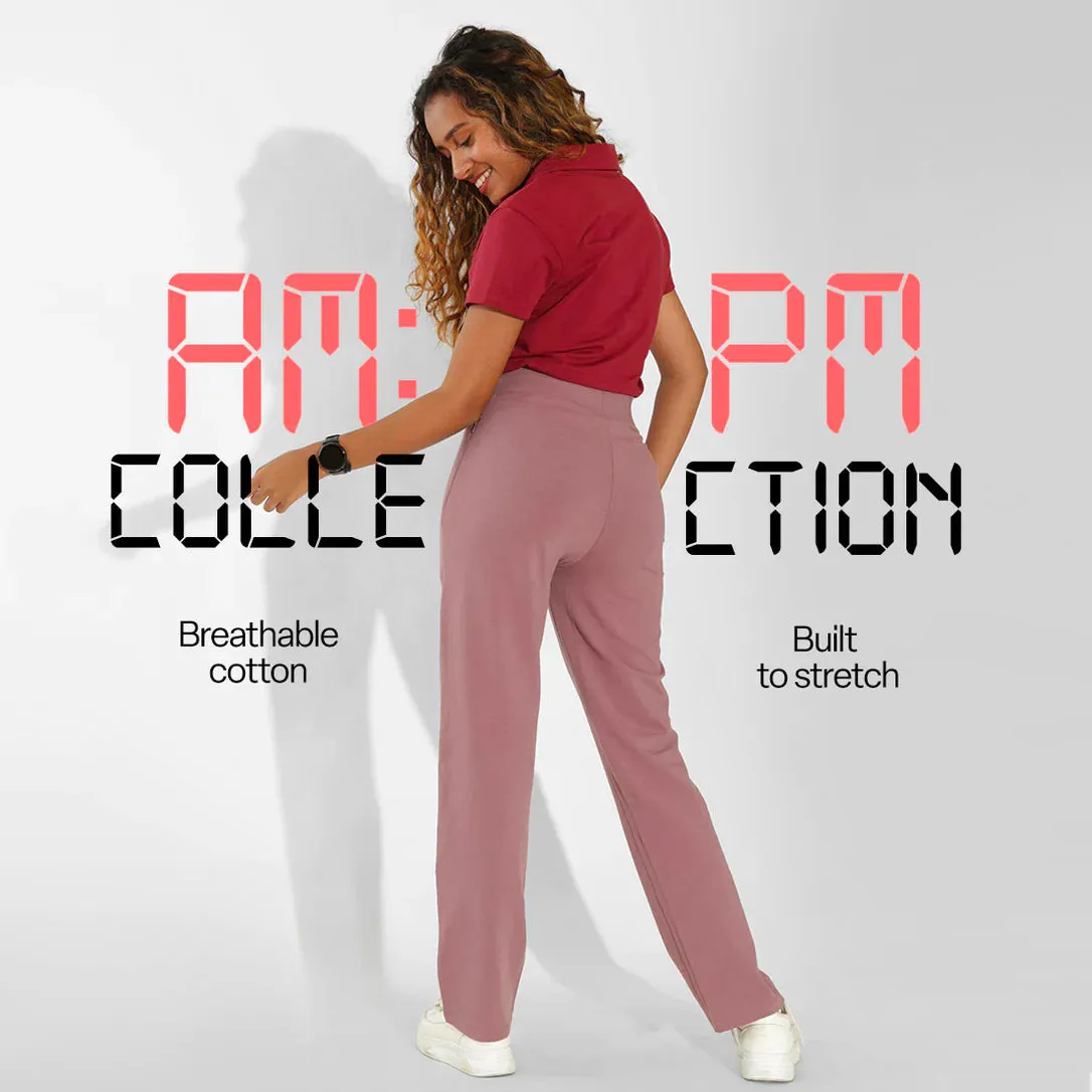 AM:PM Cotton Straight Pants