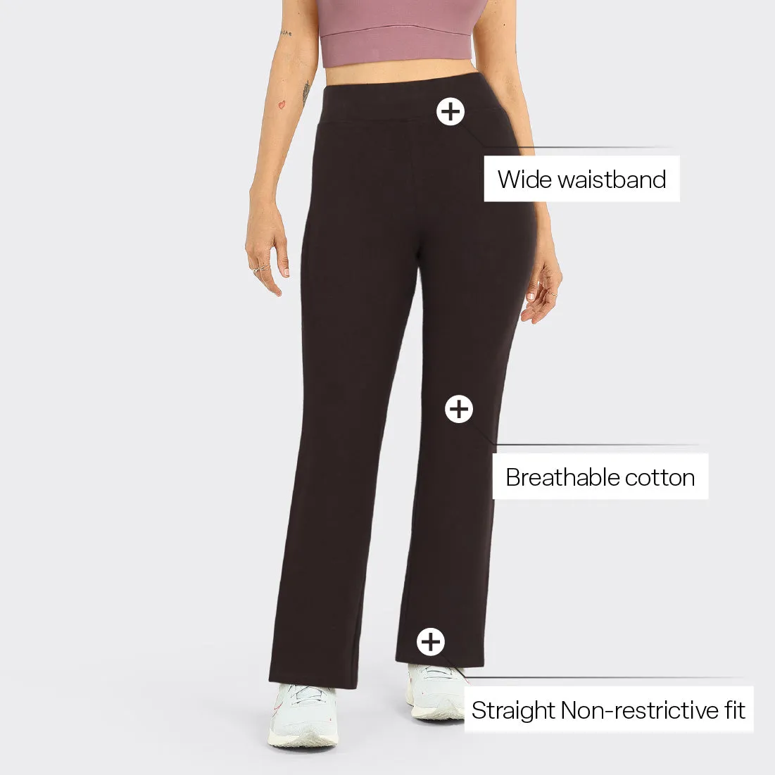 AM:PM Cotton Straight Pants