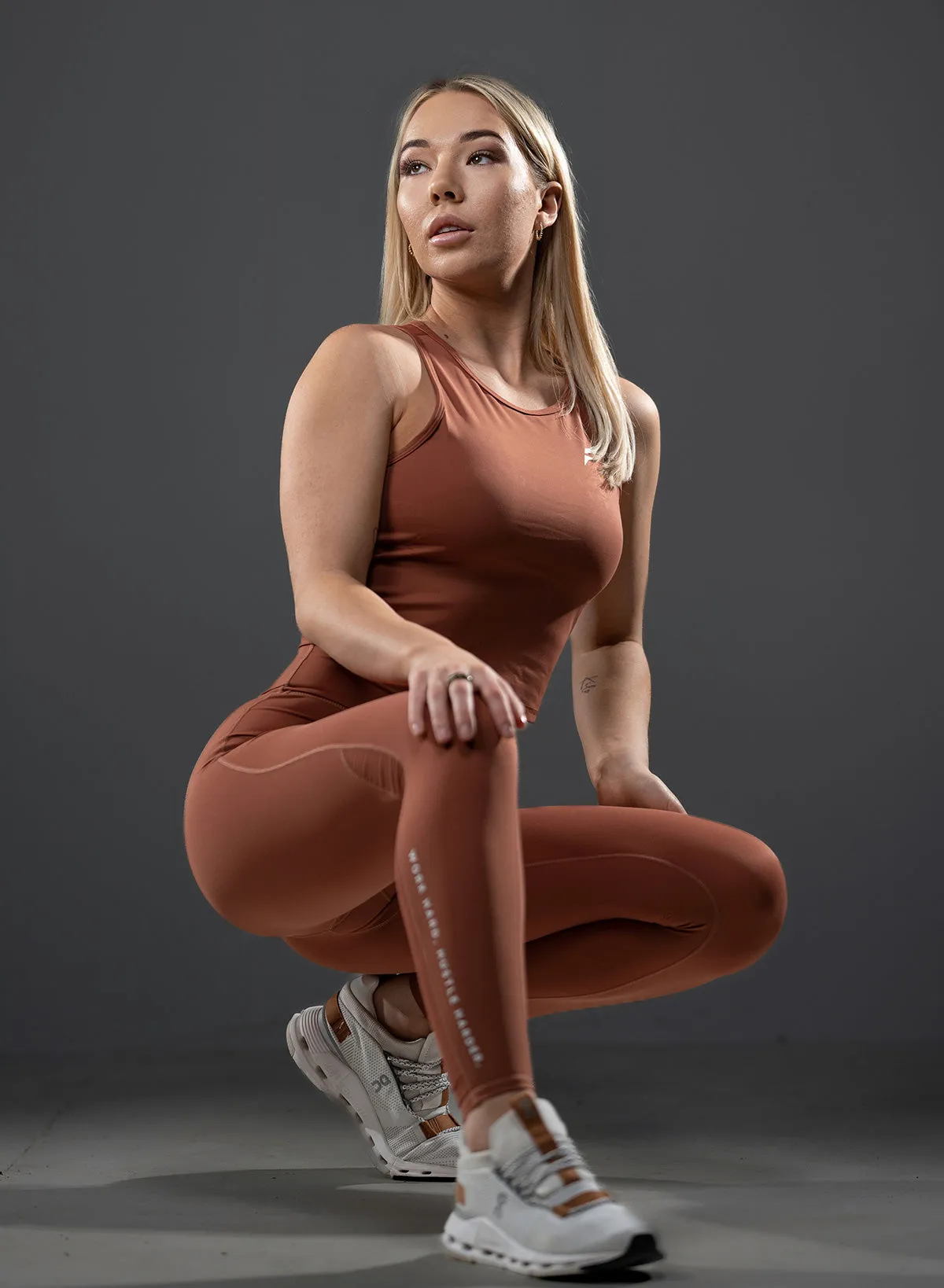 ASCEND LEGGINGS- PUMPKIN