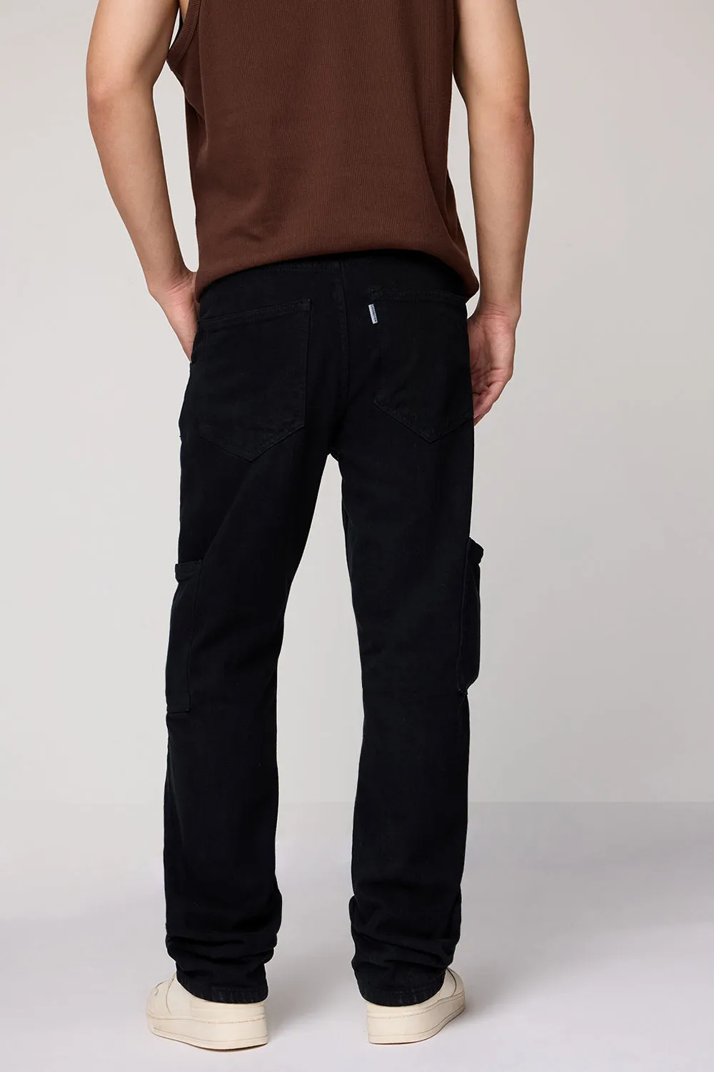 Ash Mens Versatile Utility Cargo Jeans