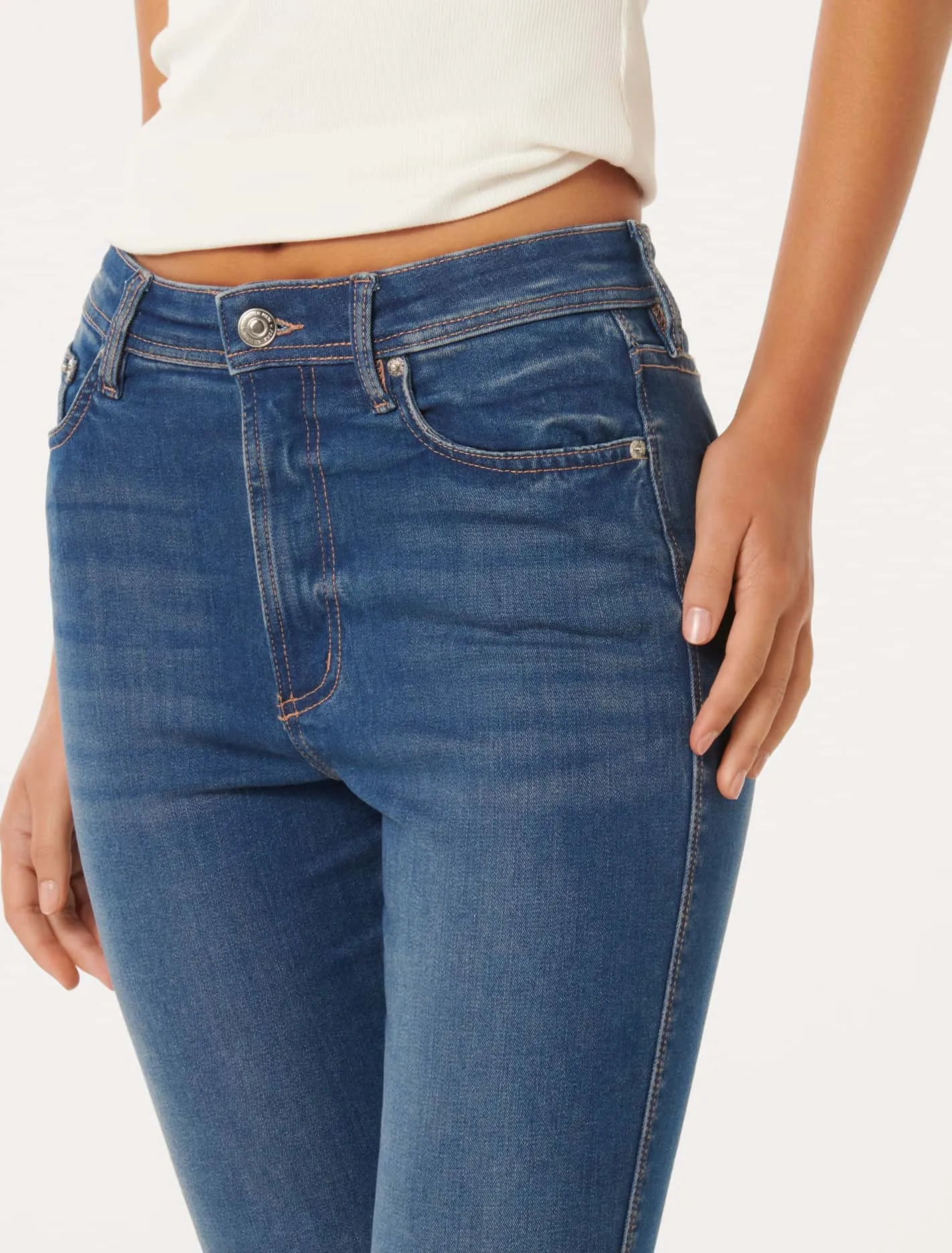 Ashley Mid-Rise Skinny Jeans