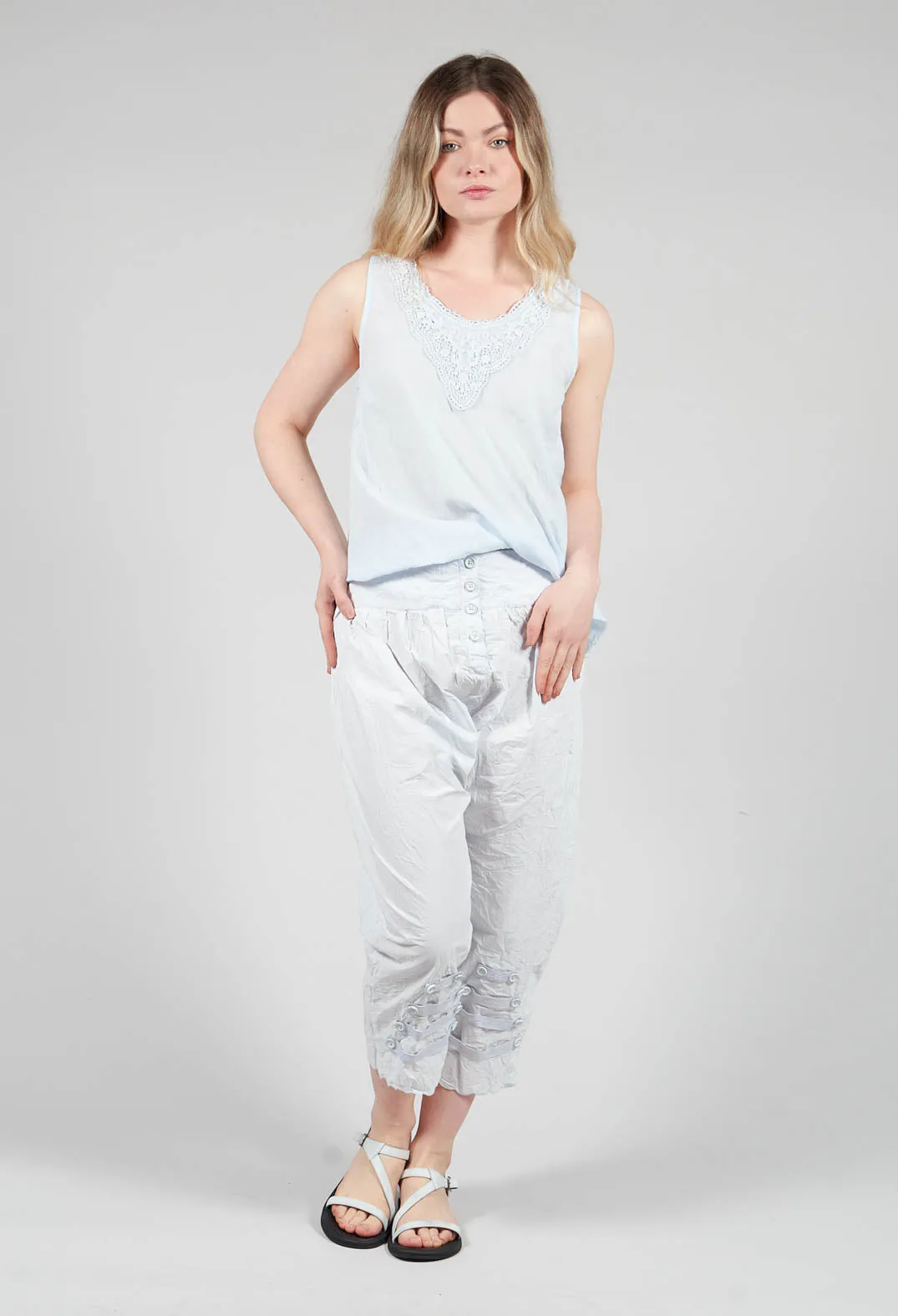 Asta Trousers in Ice Blue