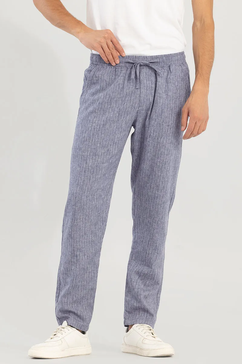 Aurabreeze Grey Linen Pant