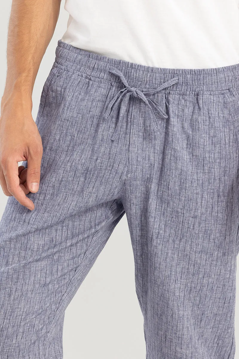 Aurabreeze Grey Linen Pant