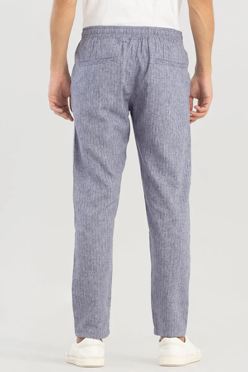 Aurabreeze Grey Linen Pant