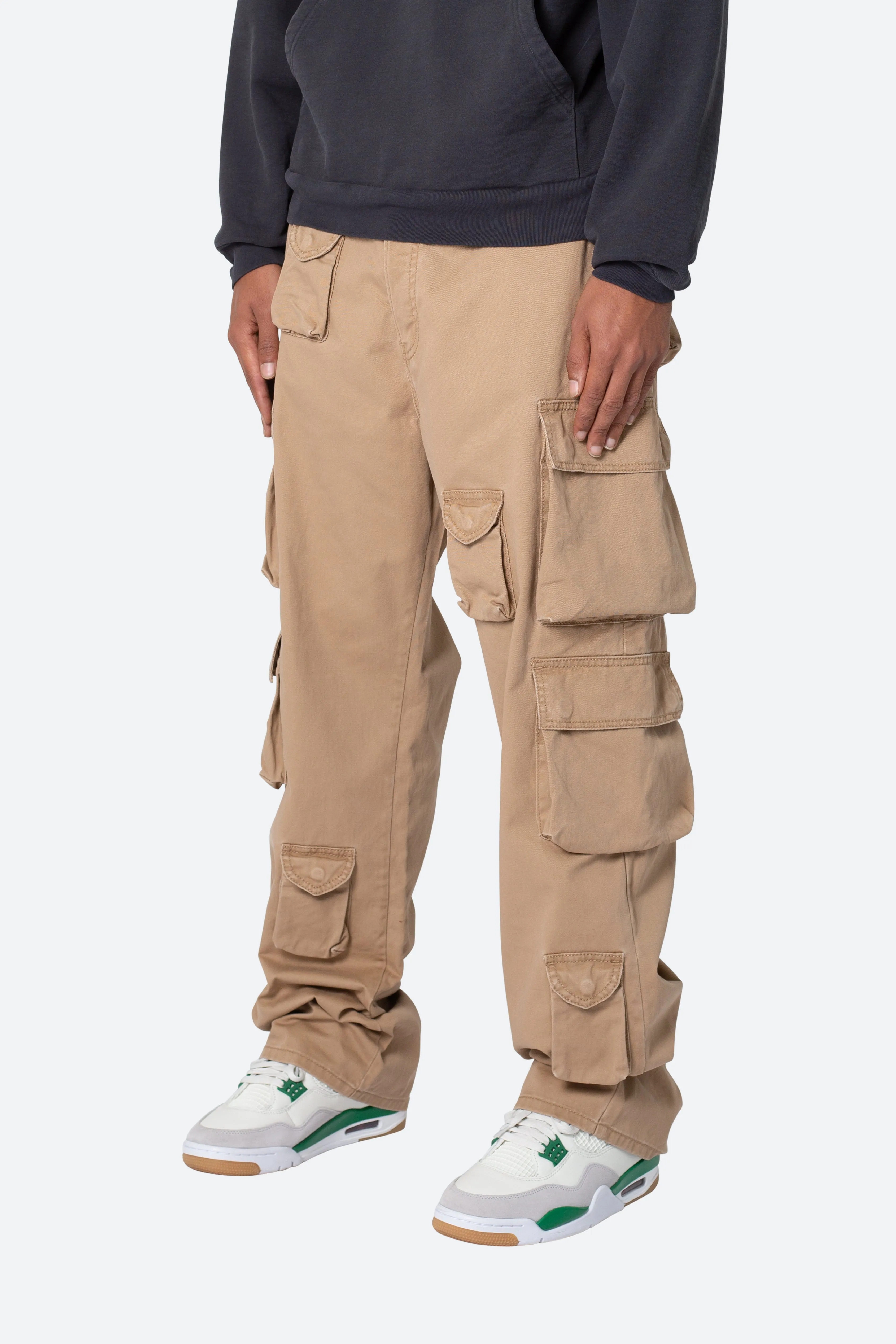 Baggy Cargo Pants - Khaki