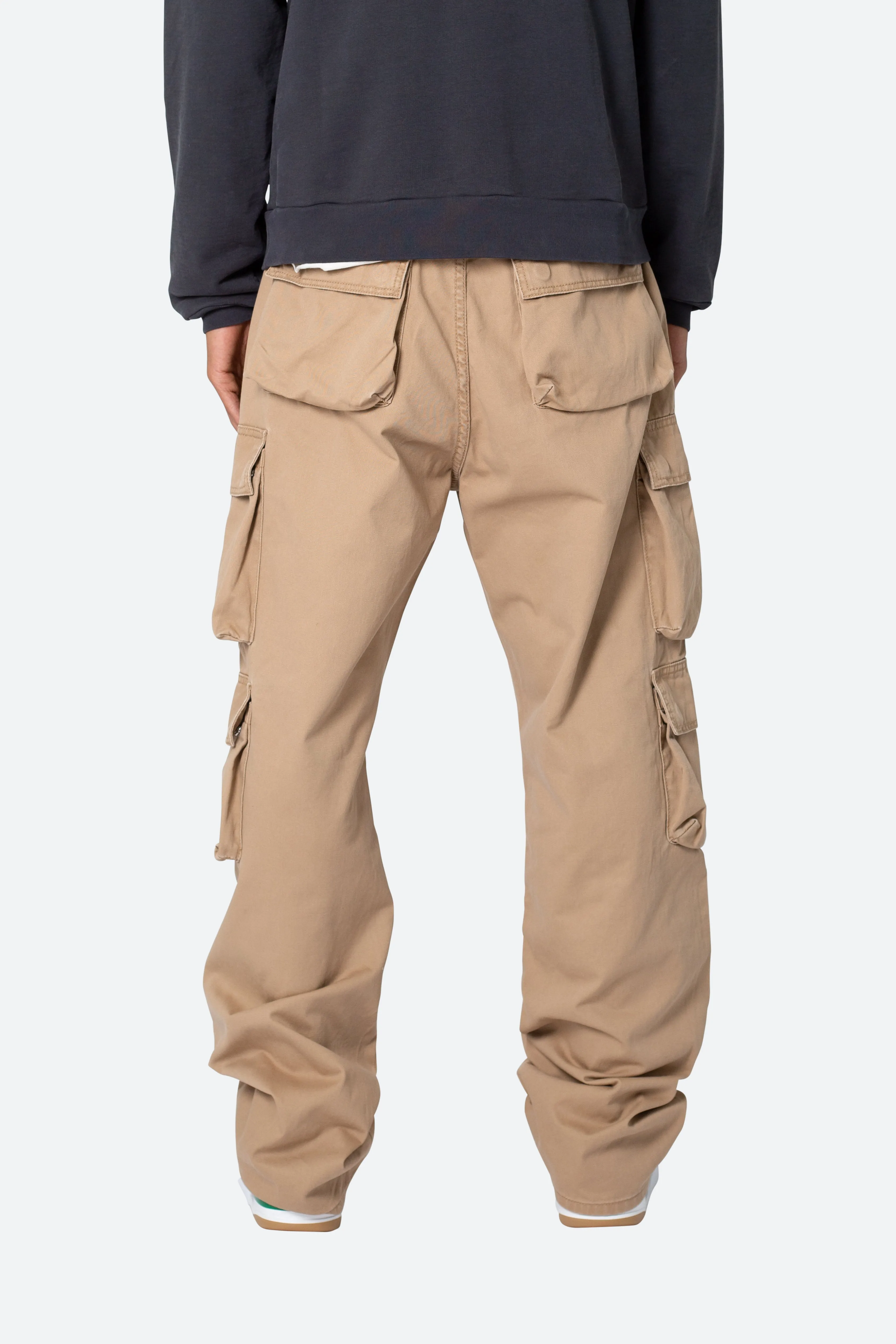 Baggy Cargo Pants - Khaki