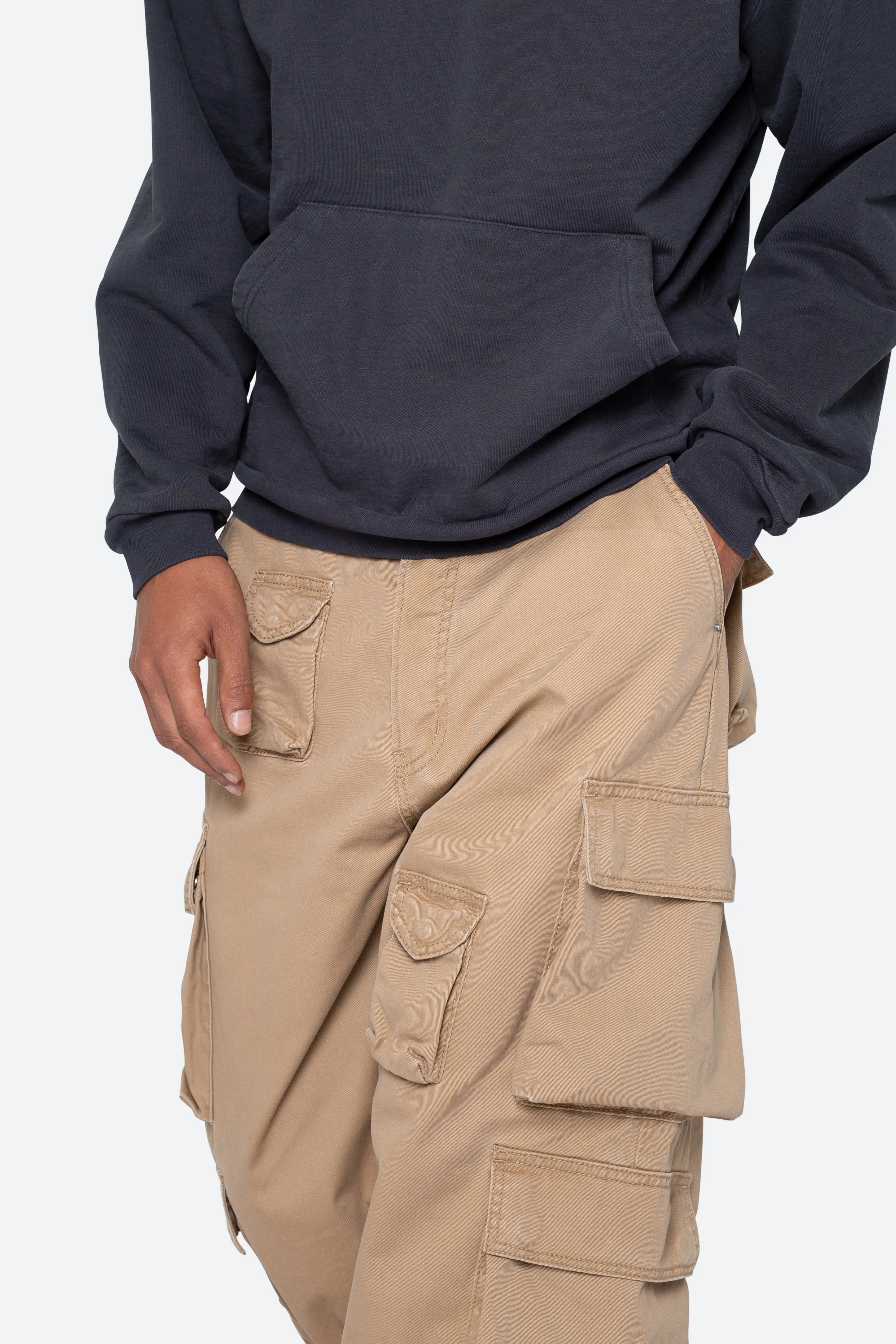 Baggy Cargo Pants - Khaki