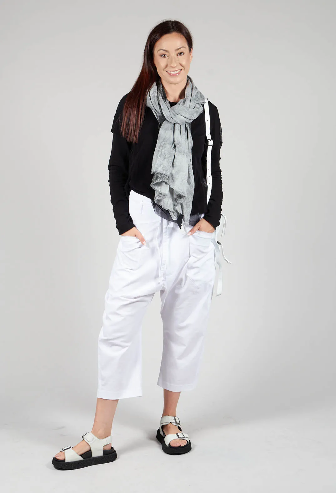 Balloon Trousers in White