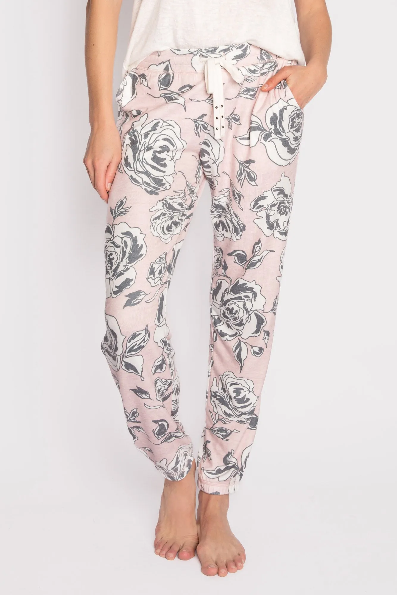 Banded Cinema Floral Pant