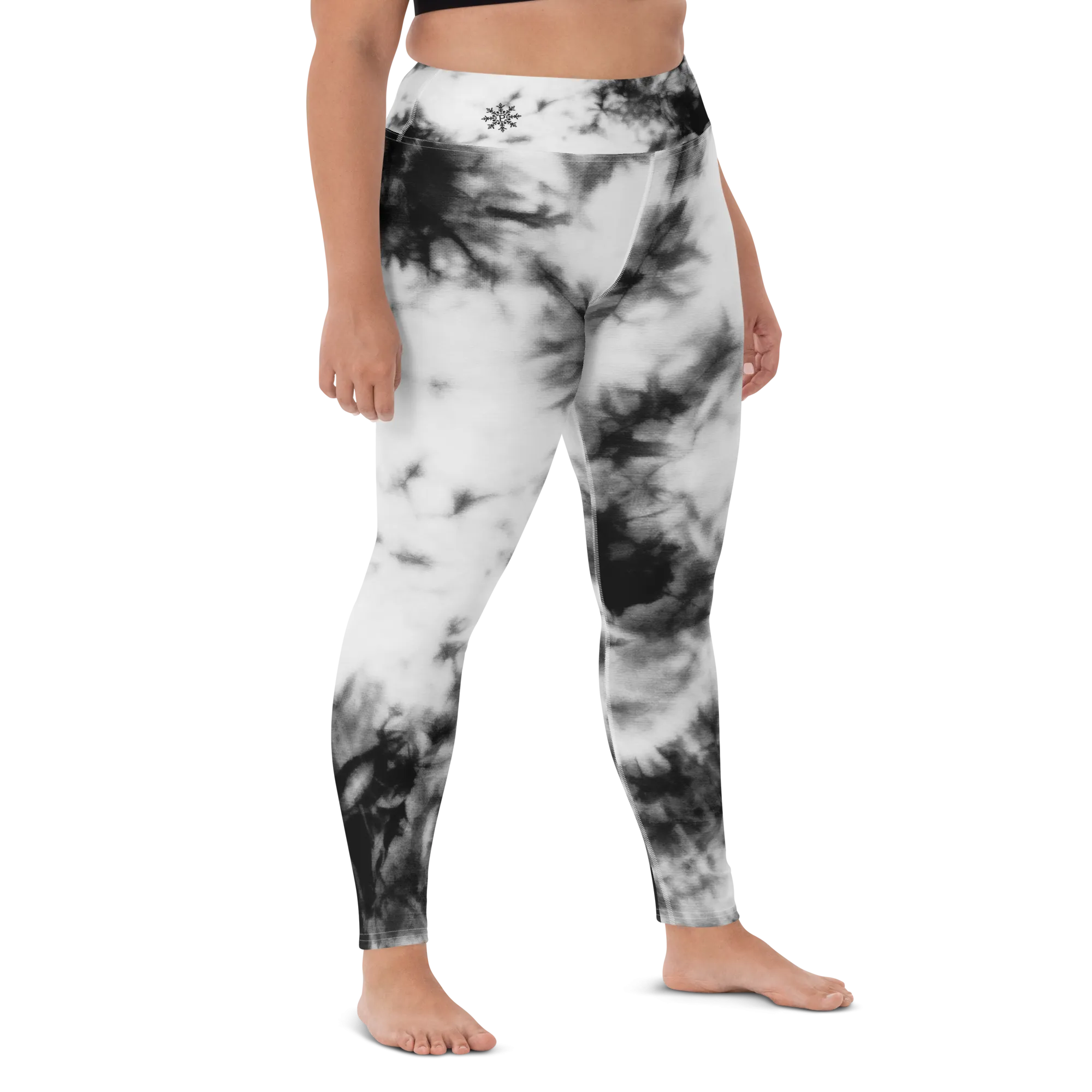 Black Tie Dye Leggings