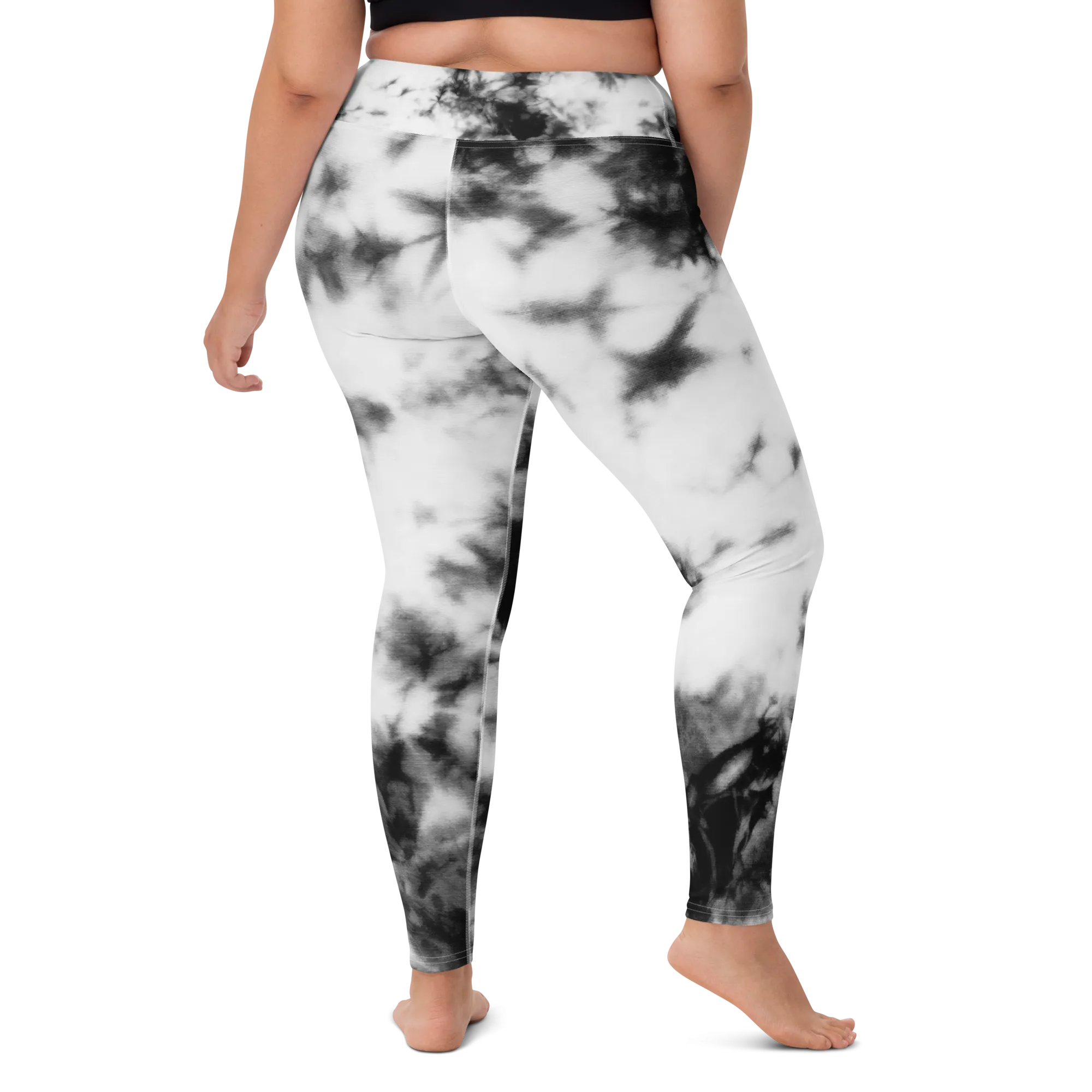 Black Tie Dye Leggings