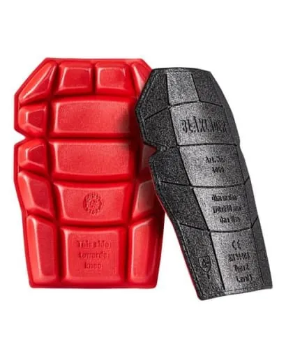 Blaklader Knee Pad Protectors for Trousers Black/Red - 4058