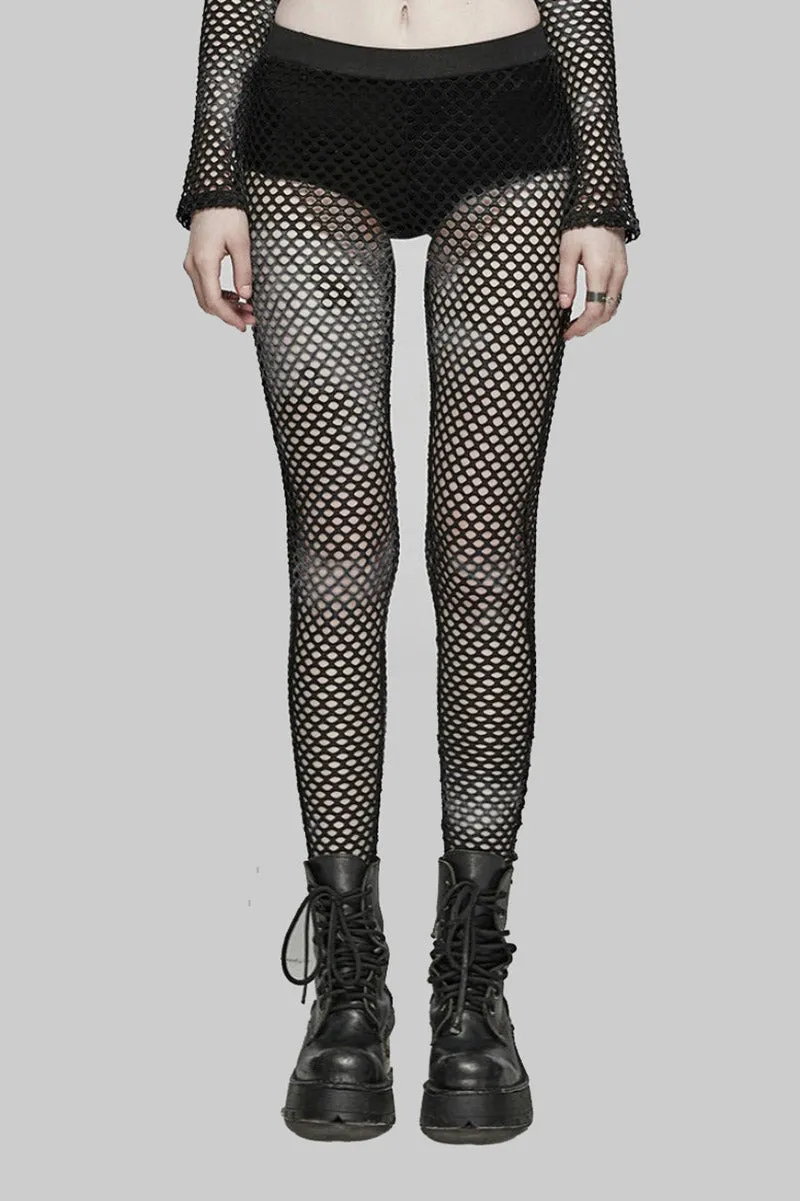 Bleached Bones Fishnet Leggings