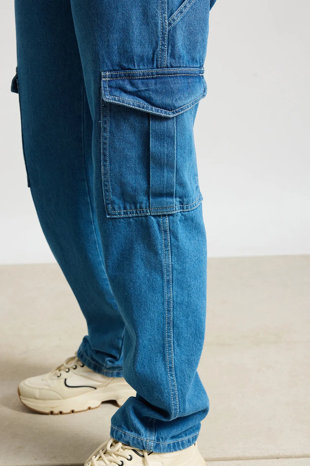 Blue Horizon Cargo Jeans