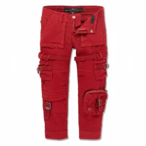 Boys Jordan Craig Cairo Cargo Pants (Red) 5642MB