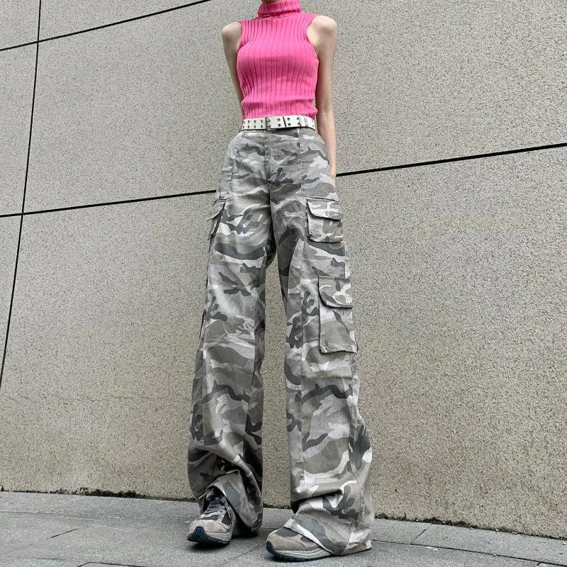 Camouflage Pattern Cargo Pants