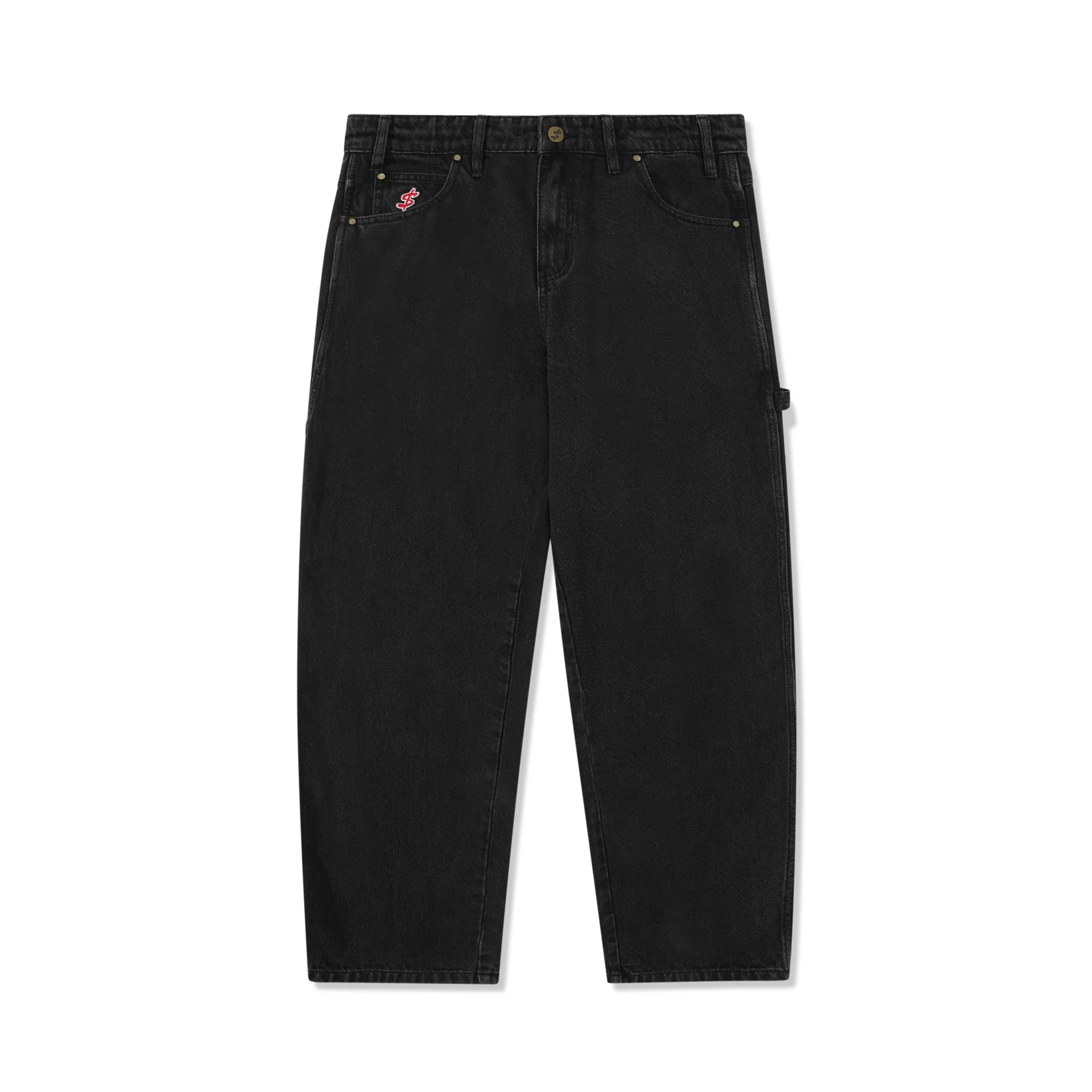 Cash Only Blockout Jeans - Washed Black