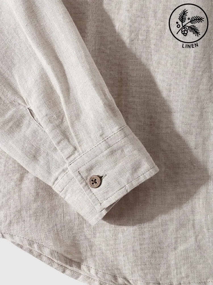 Casual 100% Linen Shirt