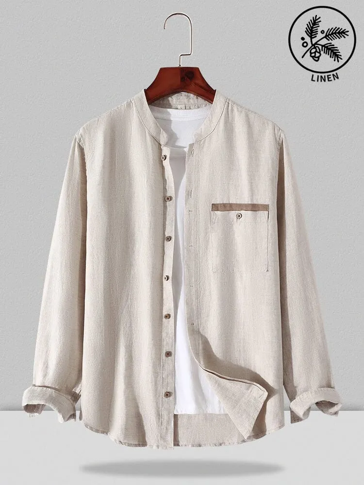 Casual 100% Linen Shirt