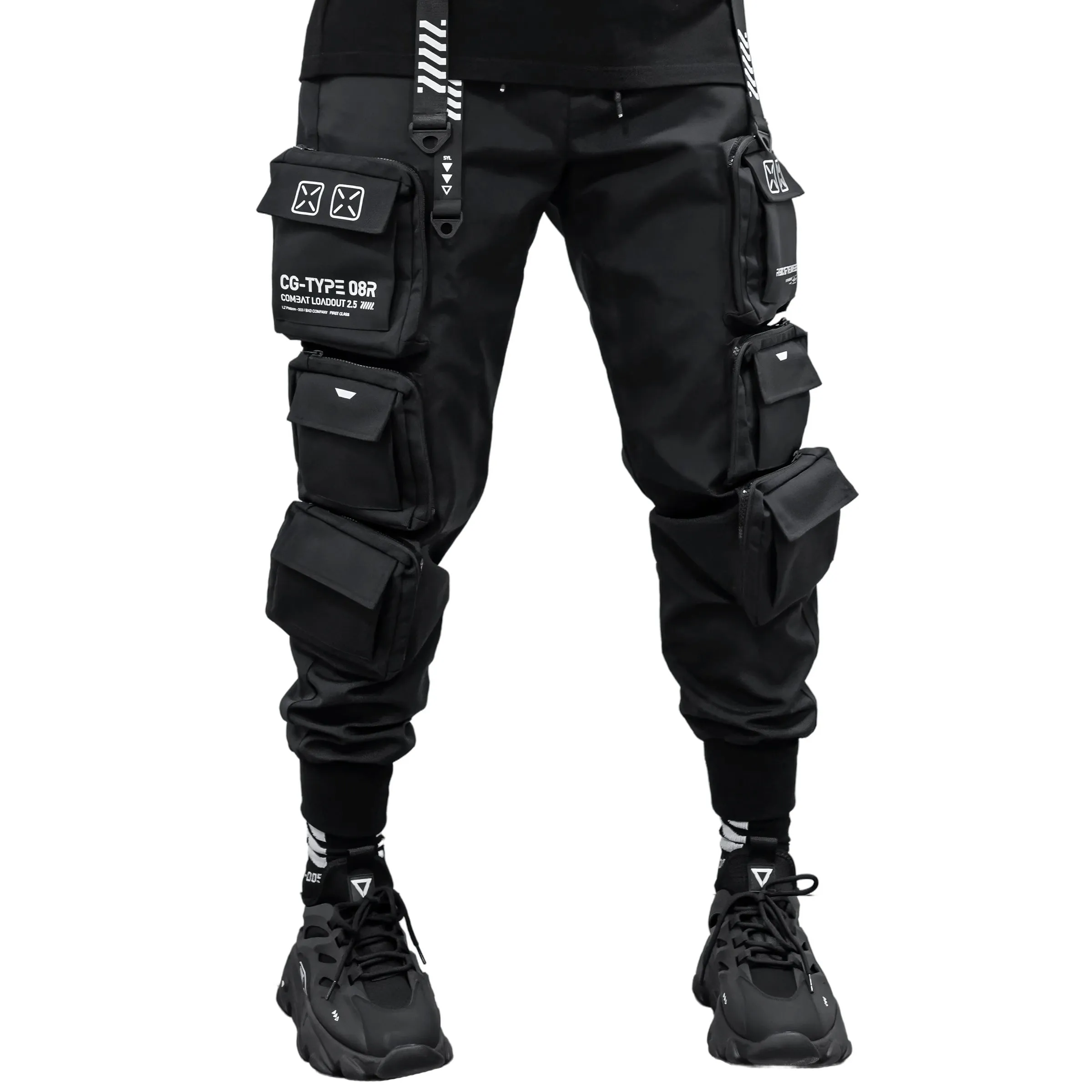 Mens CG-Type 08R Black Tactical Cargo Pants - Durable, Stylish, and Functional Workwear