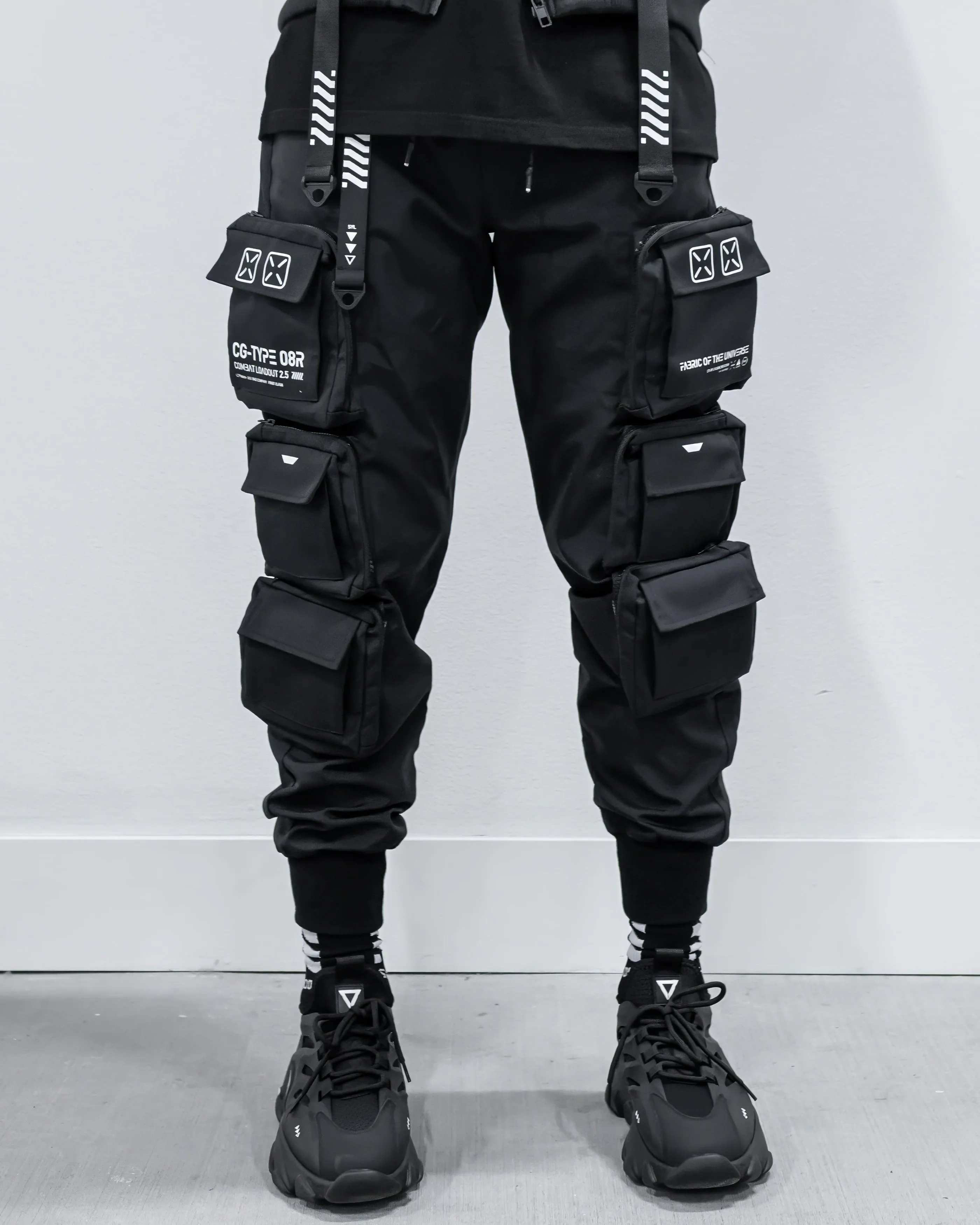 Mens CG-Type 08R Black Tactical Cargo Pants - Durable, Stylish, and Functional Workwear