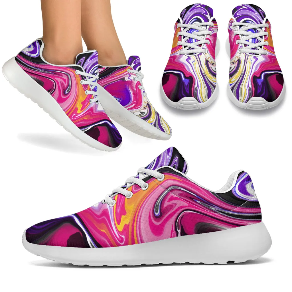 Colorful Marble Sport Sneakers