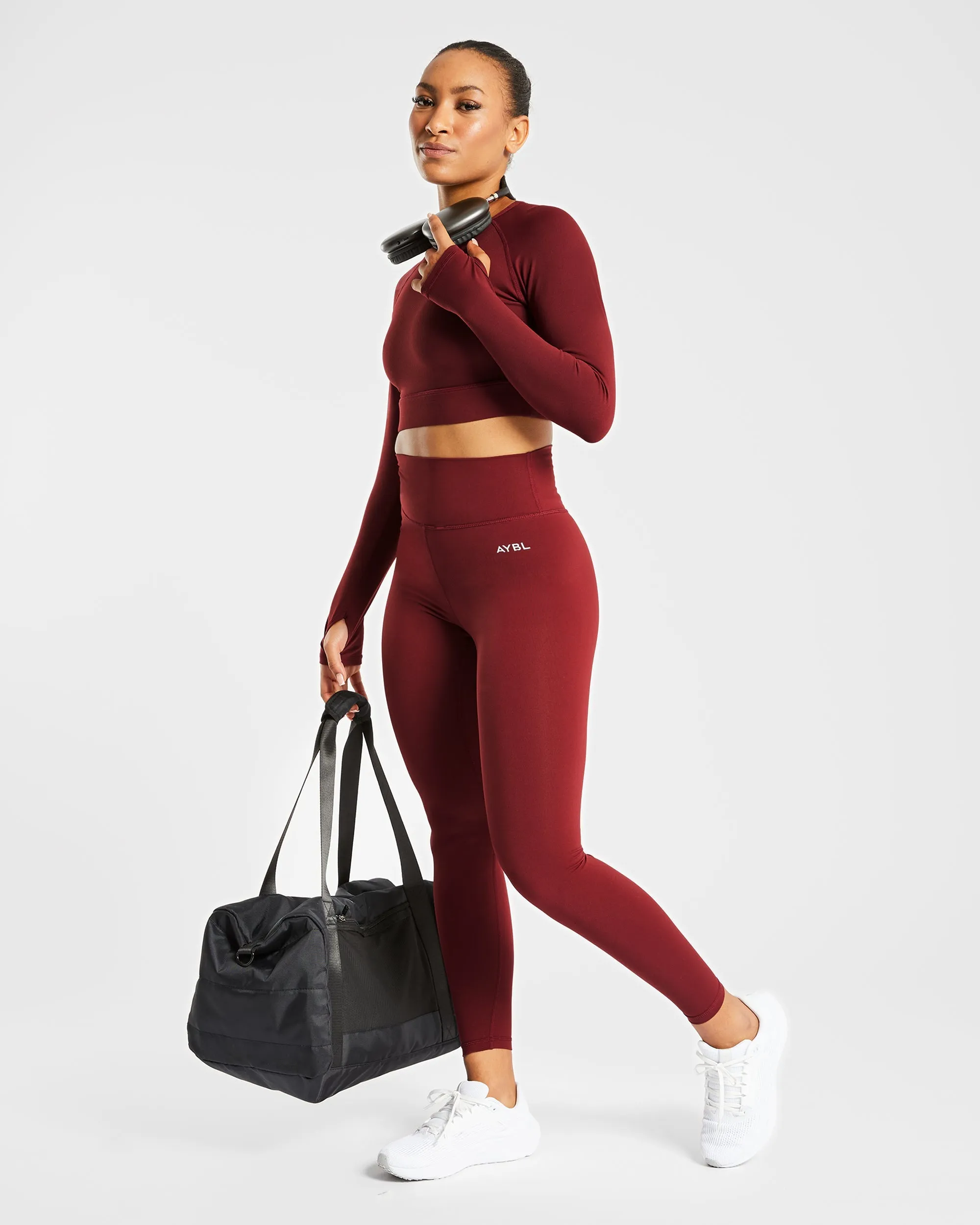 Core Leggings - Mauve Wine