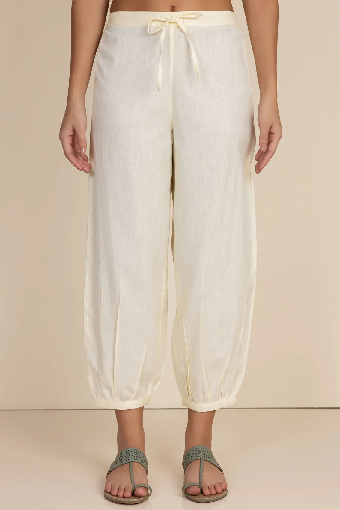 Cream Afghani Trousers