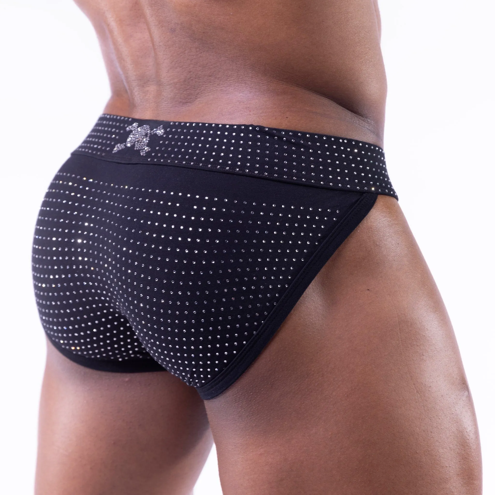 Crystal Cloud Sport Brief Black