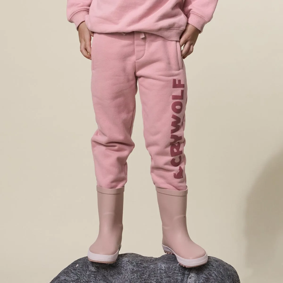 Crywolf Chill Track Pant - Blush