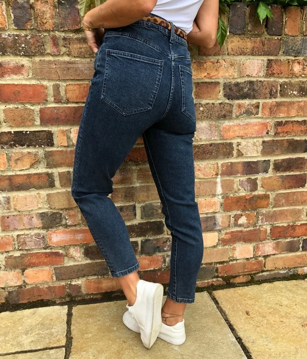 Dark Denim Mum Jeans