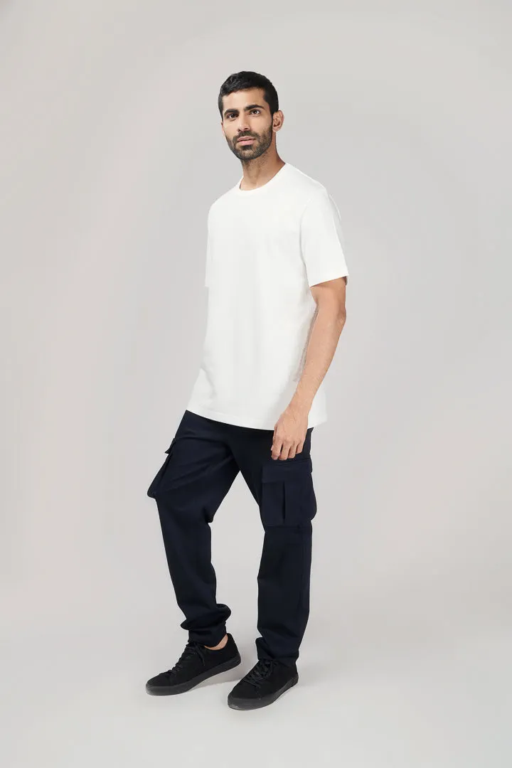 Dark Navy Power-Stretch Cargo Pants