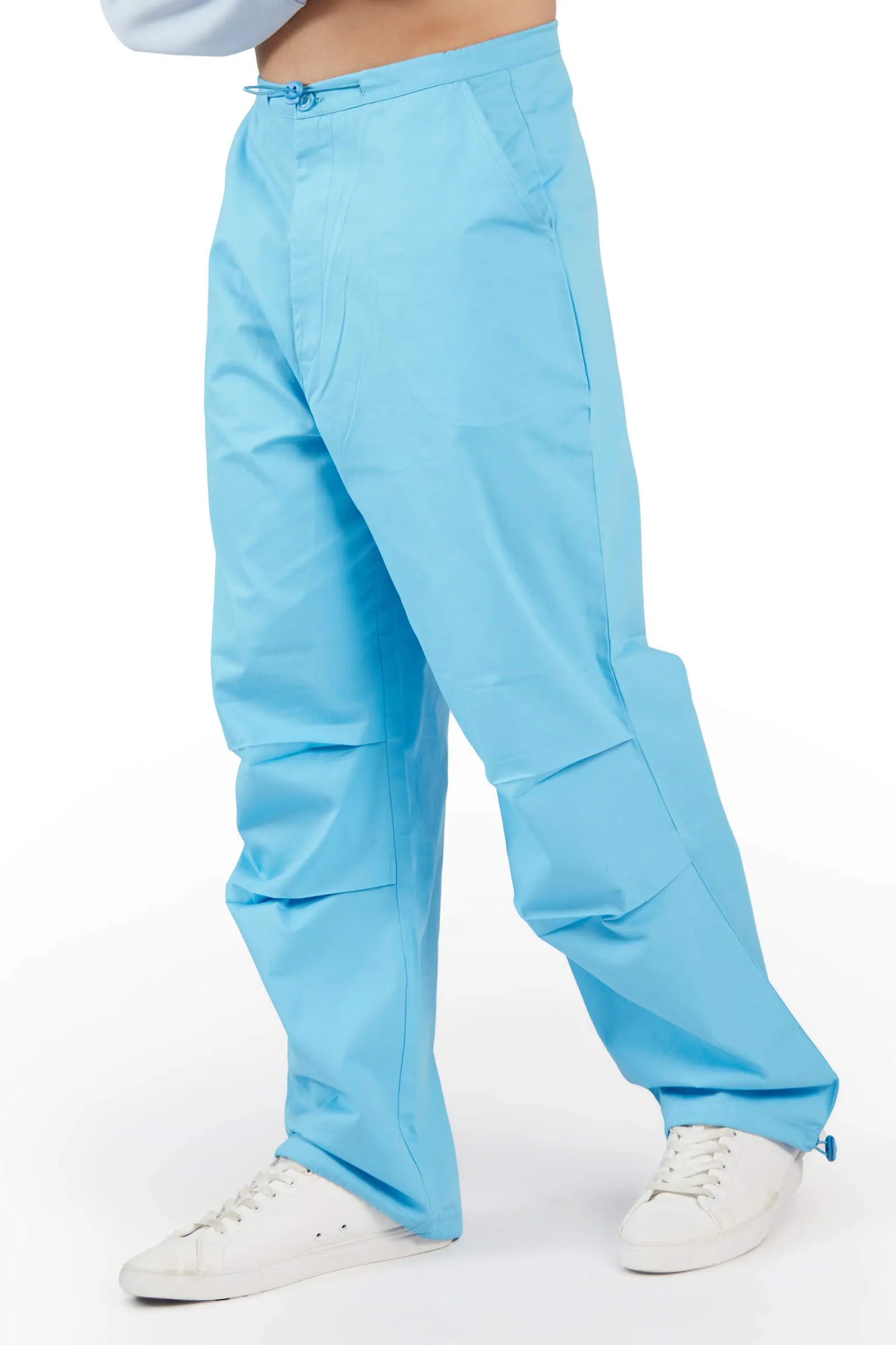 Deep Blue Parachute Pants