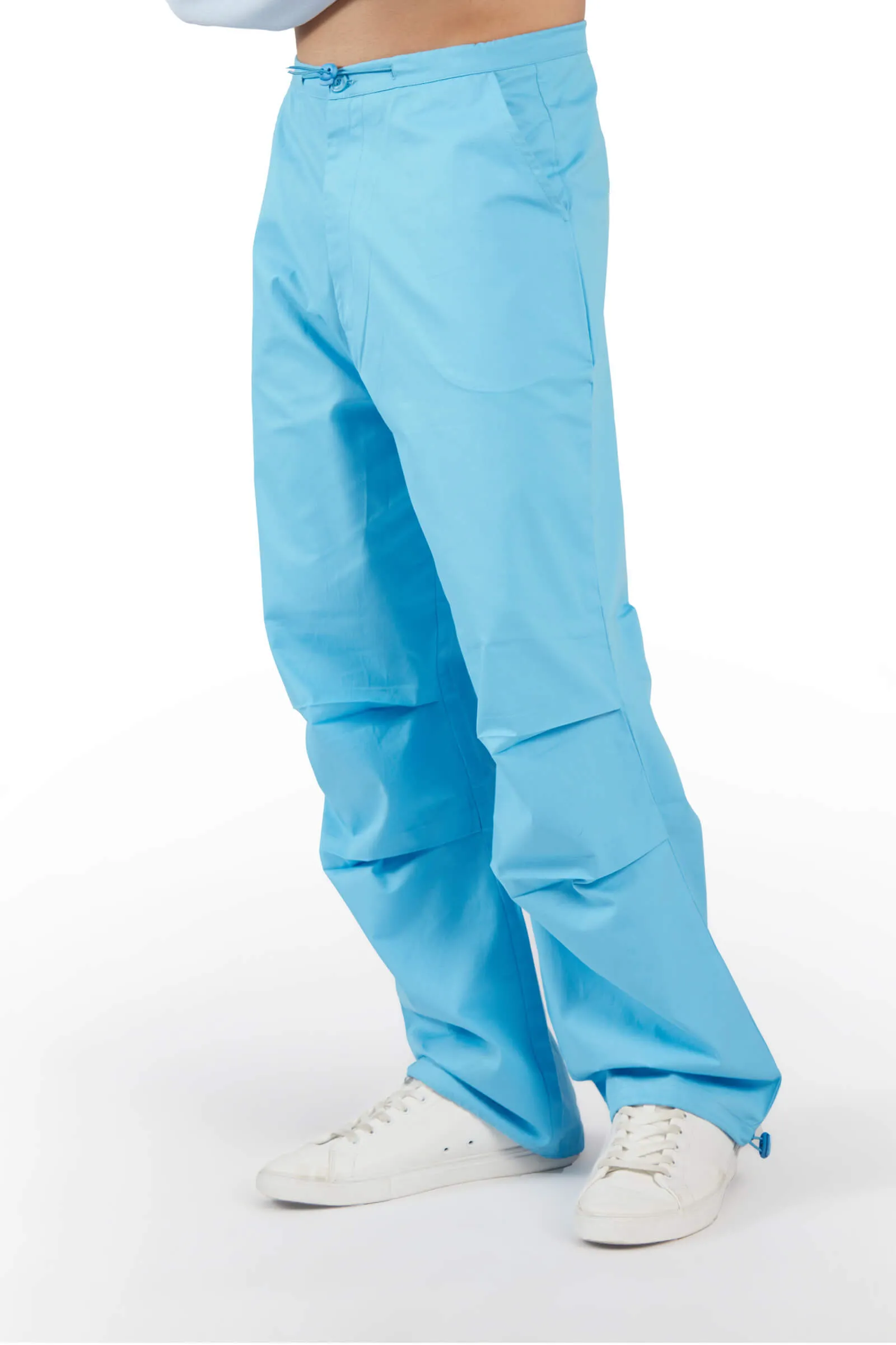 Deep Blue Parachute Pants