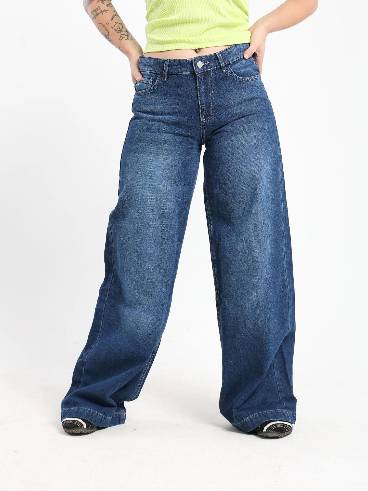 Denim Pants - Dark Wash