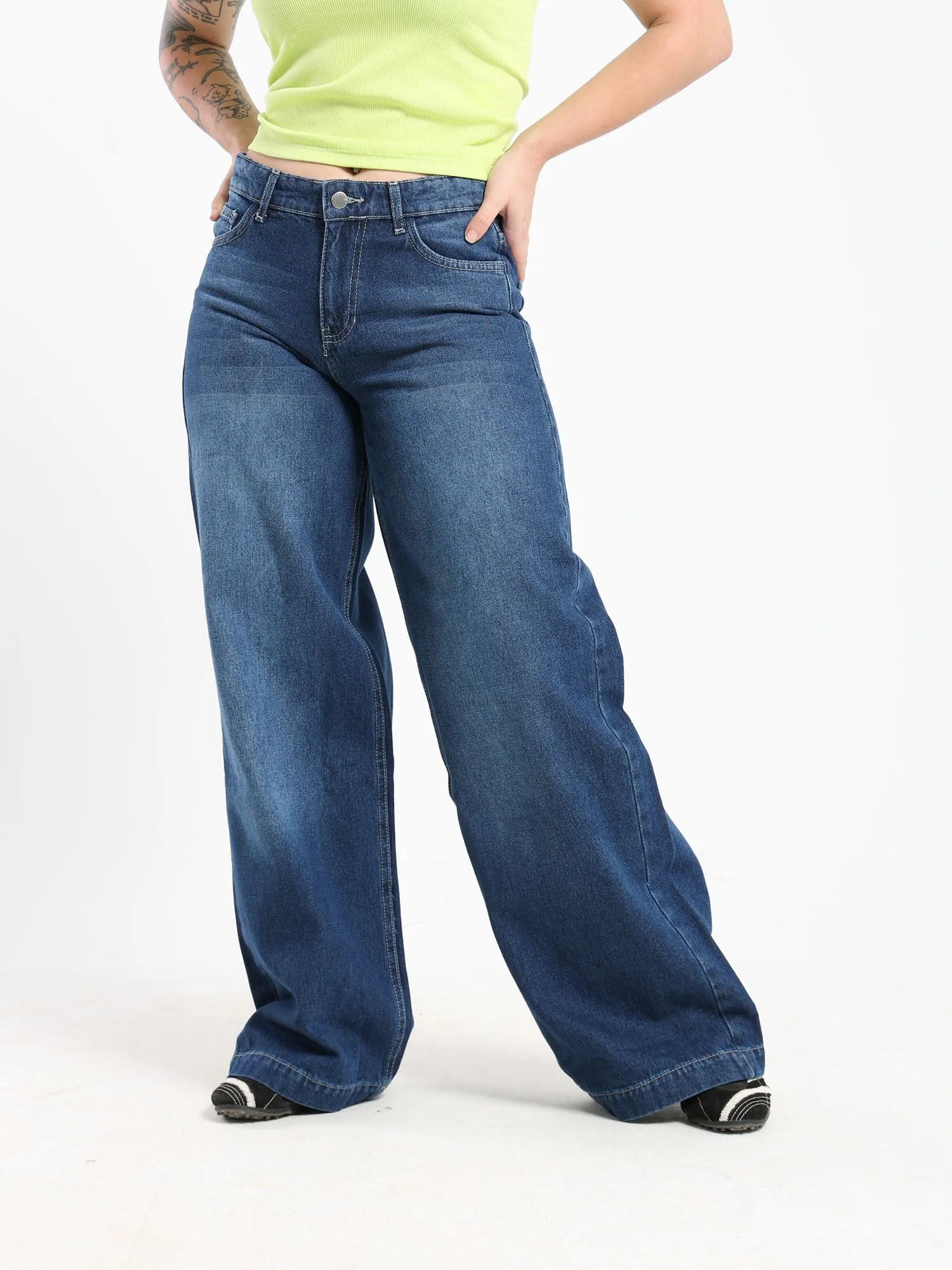 Denim Pants - Dark Wash